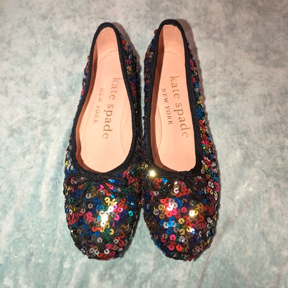 Kate Spade New York Sequin Ballet Flats